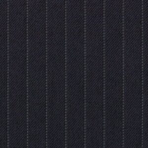 Navy Pin Dot Stripe