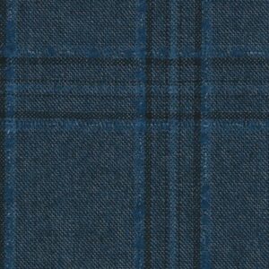 Slate Blue/Royal Blue Boucle Check (Plaid)