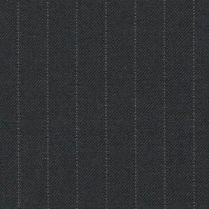 Charcoal Pin Dot Stripe