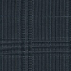 Navy Mock Glen Check (Plaid) Fancy