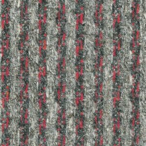Grey With Red Block Stripe Fancy
