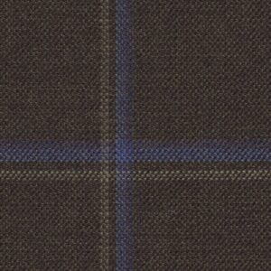 Mid Brown/Blue Multi Windowpane