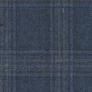 Mid Blue/Brown Fancy Check