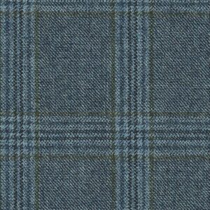 Slate Blue Mock Glen Check