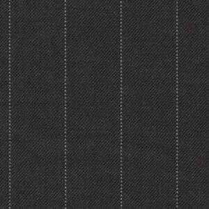 Charcoal Pin Dot Stripe