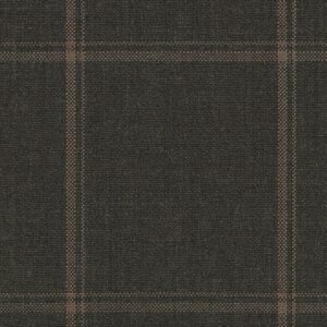 Dark Brown/Tan Unbalanced Windowpane